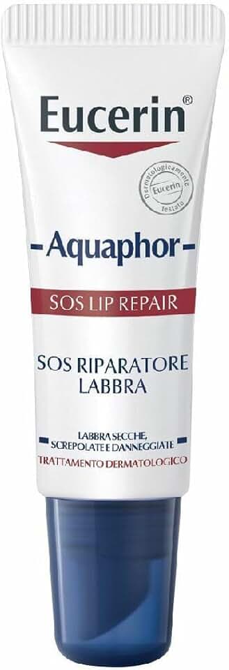 Eucerin Aquaphor Dry And Cracked Lip Balm Sos Lip Repair, 10ml