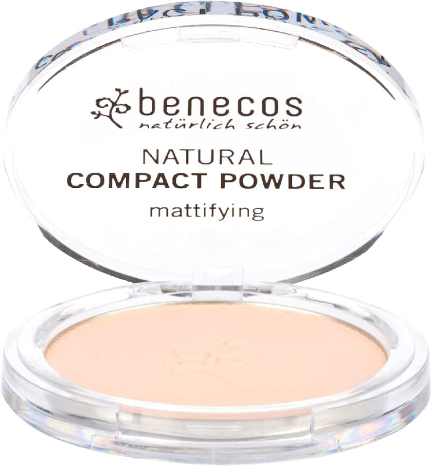 Benecos natural beauty polvo compacto prensado mate vegano