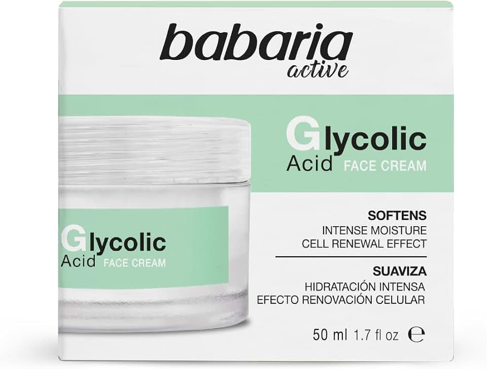 Babaria Crema Hidratante Facial Ácido Glicólico
