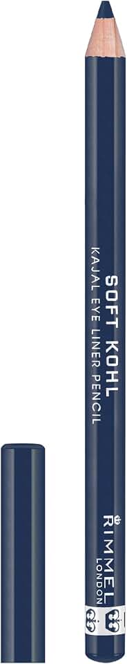 Rimmel London Soft Kohl Kajal Profesional Eye Liner Lápiz Denim Blue