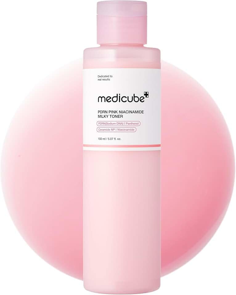 Medicube Tónico Rosa con PDRN Facial Lechoso con Niacinamida