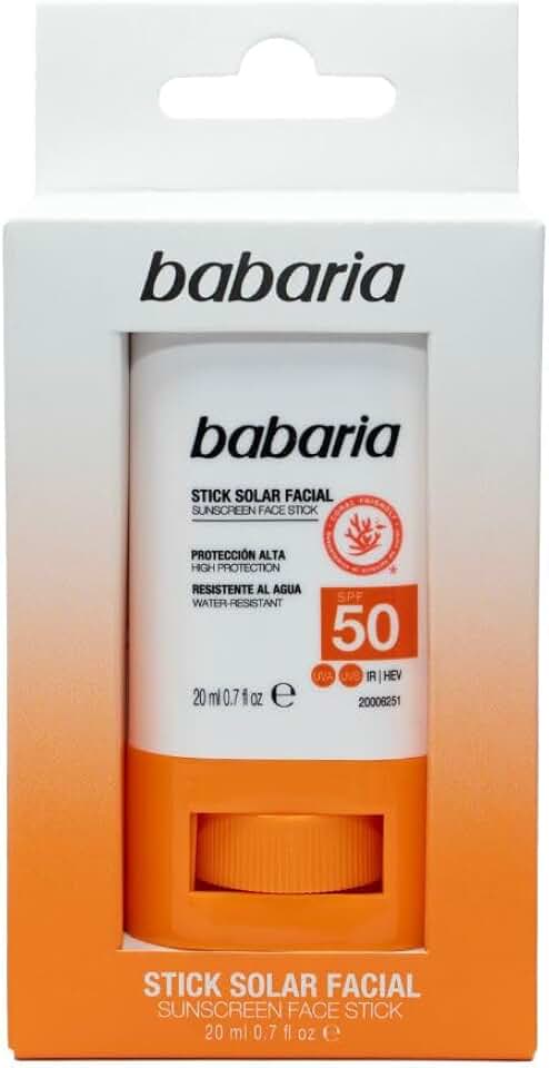 Babaria Stick Solar Facial SPF50+ Niños y Adultos 20 g