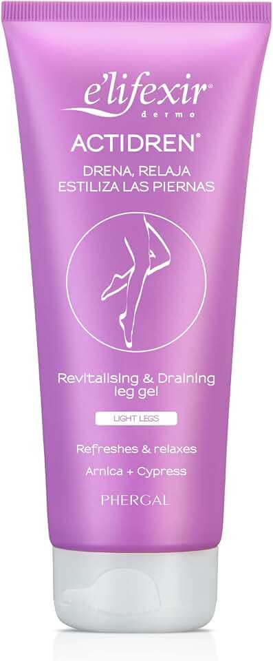 E'LIFEXIR Actidren - Gel Relajante de Piernas | Drena