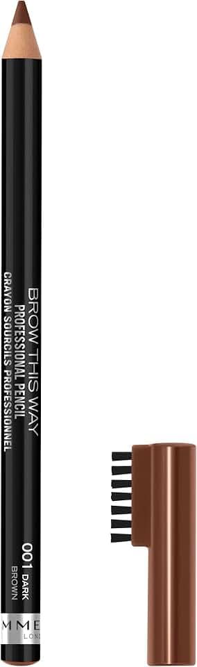 Rimmel London Professional Eye Brow Pencil, Lápiz de cejas, Tono 1