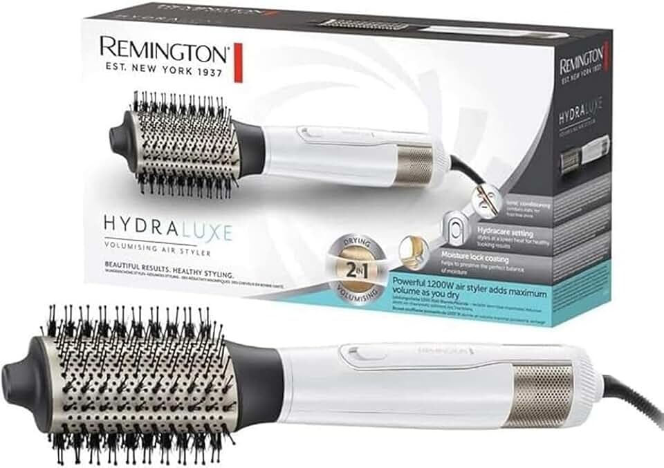Remington Cepillo de Aire Voluminizador Hydraluxe Moldeador