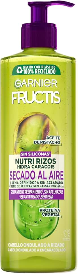 Garnier Fructis - Nutri Rizos Secado al Aire Crema Sin