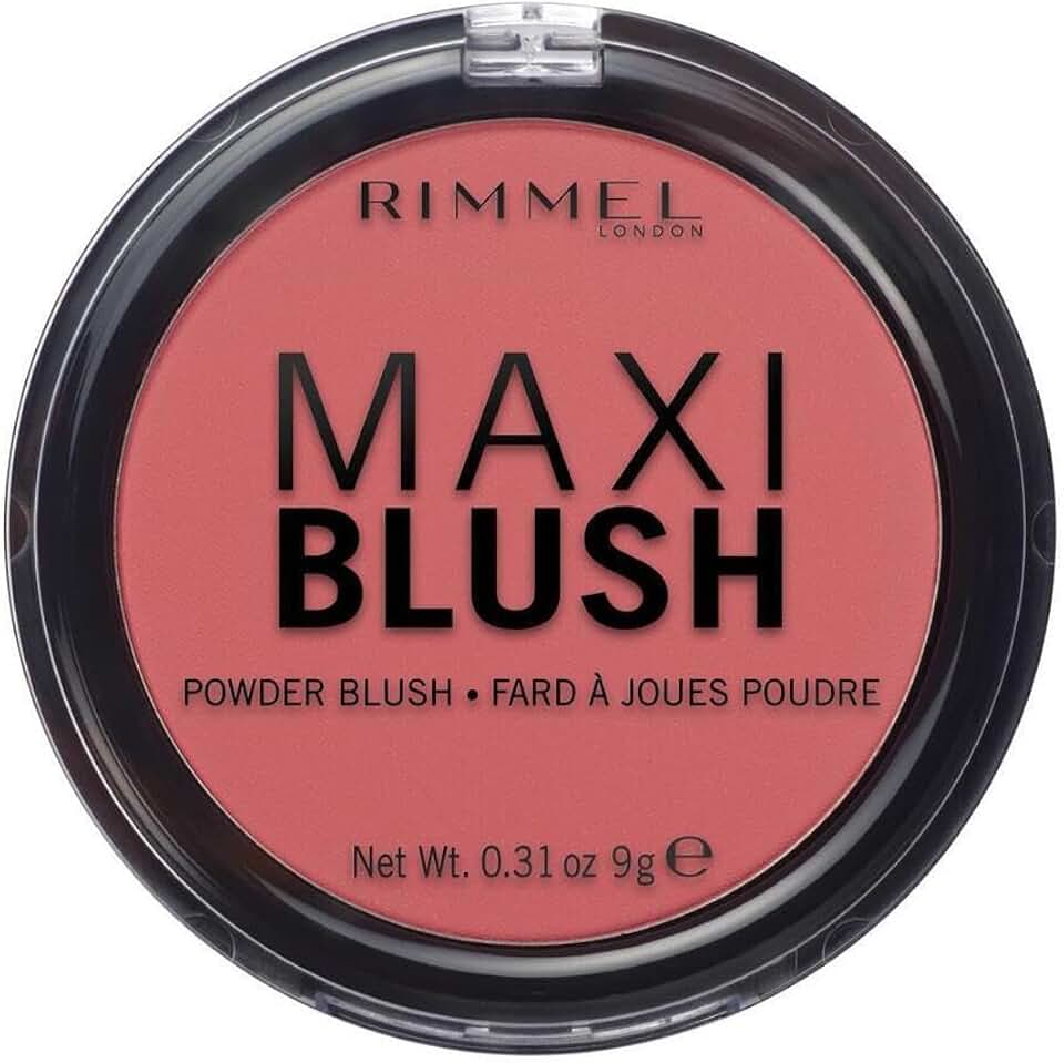 Rimmel London Polvo Perlado Maxi Blush Colorete Tono 3 Wild Care 9 g