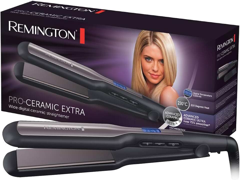 Remington Plancha de Pelo Ancha Pro Ceramic Extra