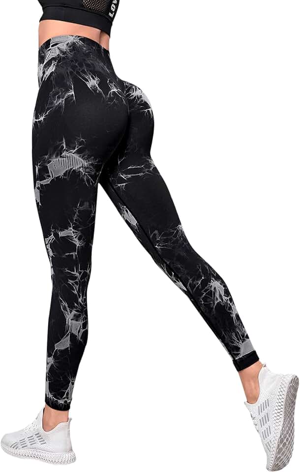 Neteson Leggings Deportivos Mujer Push Up Cintura Alta