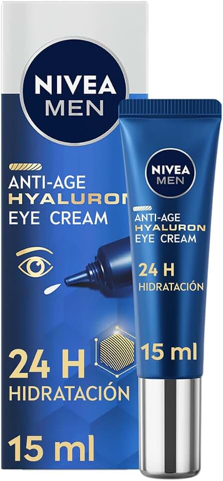 Nivea MEN Hyaluron Contorno de Ojos Antiedad con Ácido