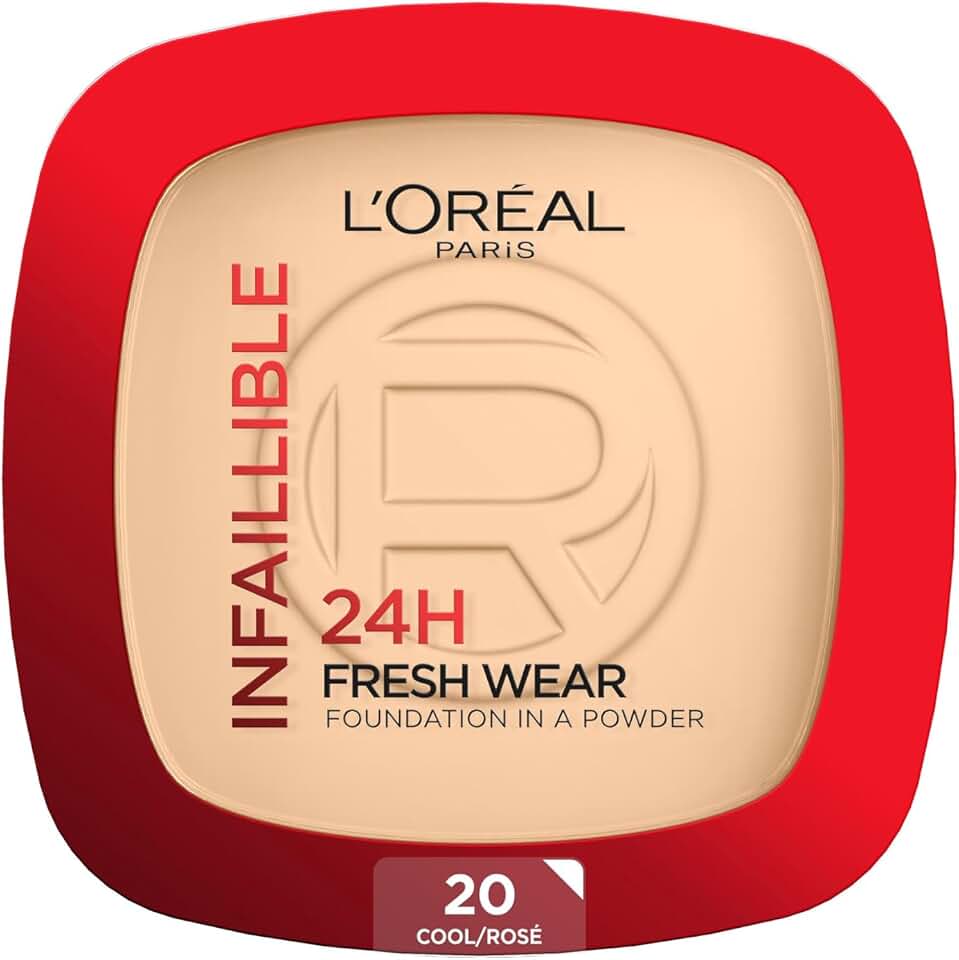 L'Oréal Paris Polvos Compactos Mate Infalible 24H Tono 20 Ivory 50 g