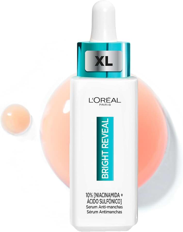 L'Oréal Paris Bright Reveal Sérum Antimanchas con Niacinamida, 50 ml