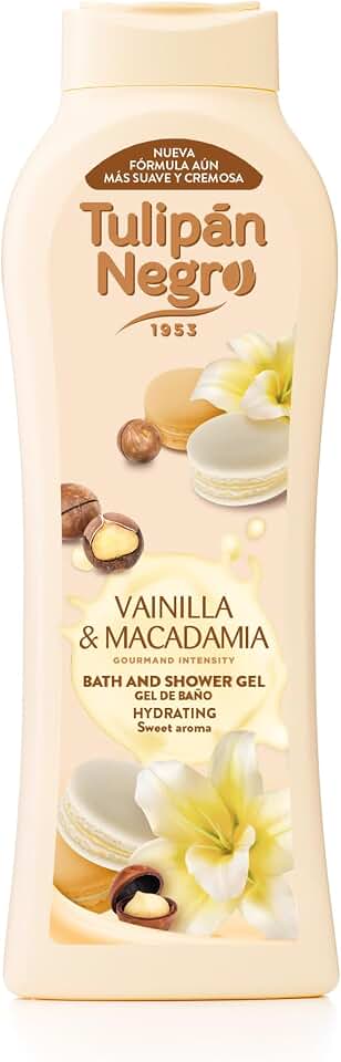 Tulipán Negro Gel de Baño Vainilla y Macadamia