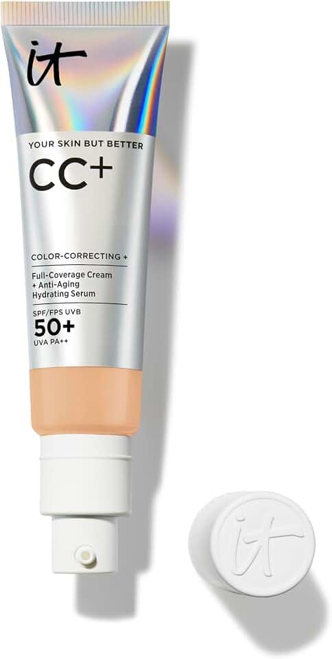 IT Cosmetics CC Cream Antiedad Hidratante SPF50+ Acabado Natural