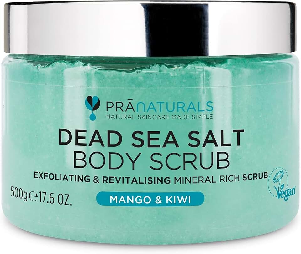PraNaturals Exfoliante Corporal de Sal del Mar Muerto 500g Body