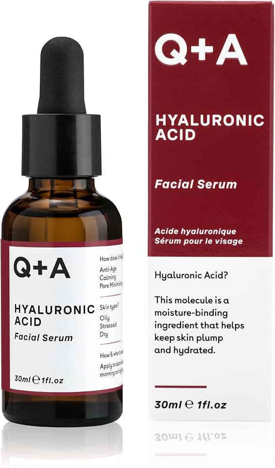 Q+A Sérum facial de ácido hialurónico