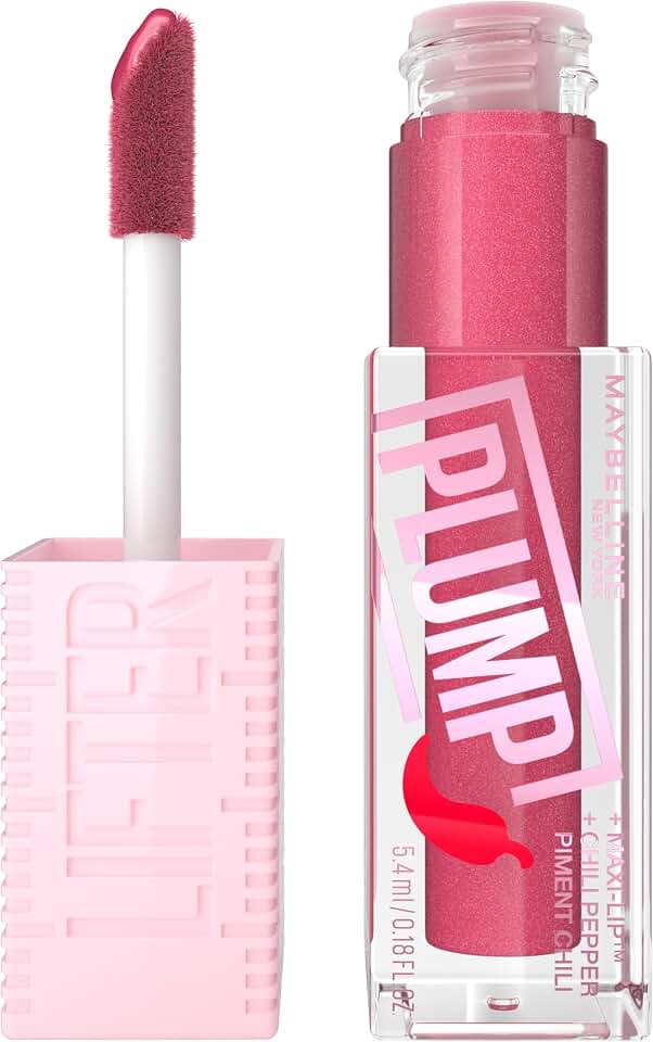Maybelline New York Lifter Plump, Brillo de Labios Voluminizador