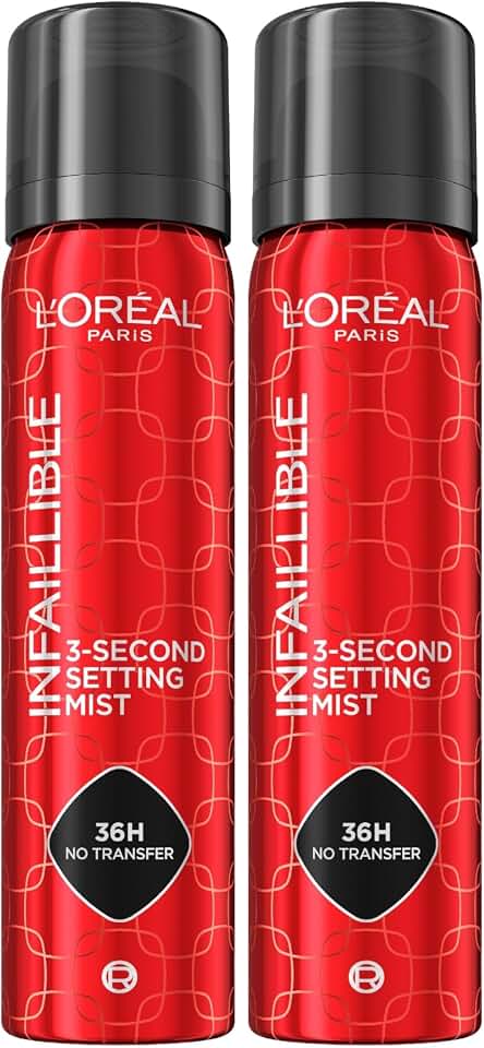 L'Oréal Paris Spray Fijador Infaillible 36h 75 ml Paquete de 2