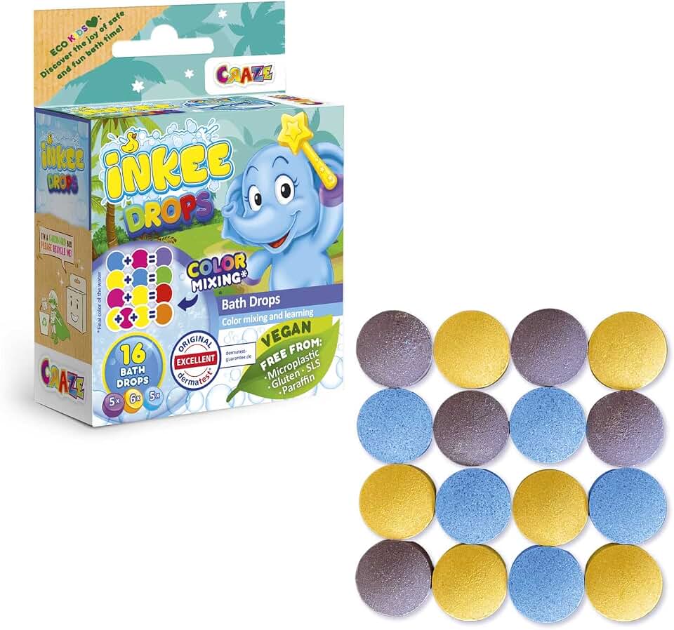 INKEE Bathdrops Bombas de Baño Para Niños