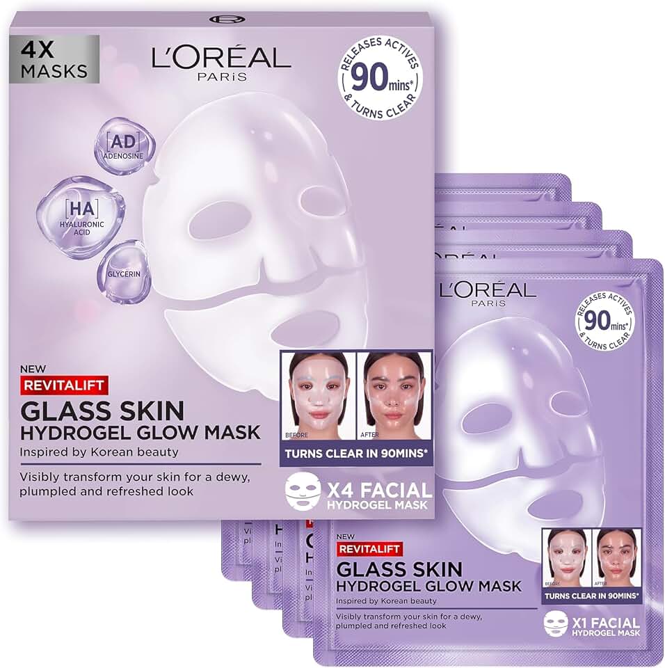 L'Oréal Paris Revitalift Filler Glass Skin Mascarilla Facial