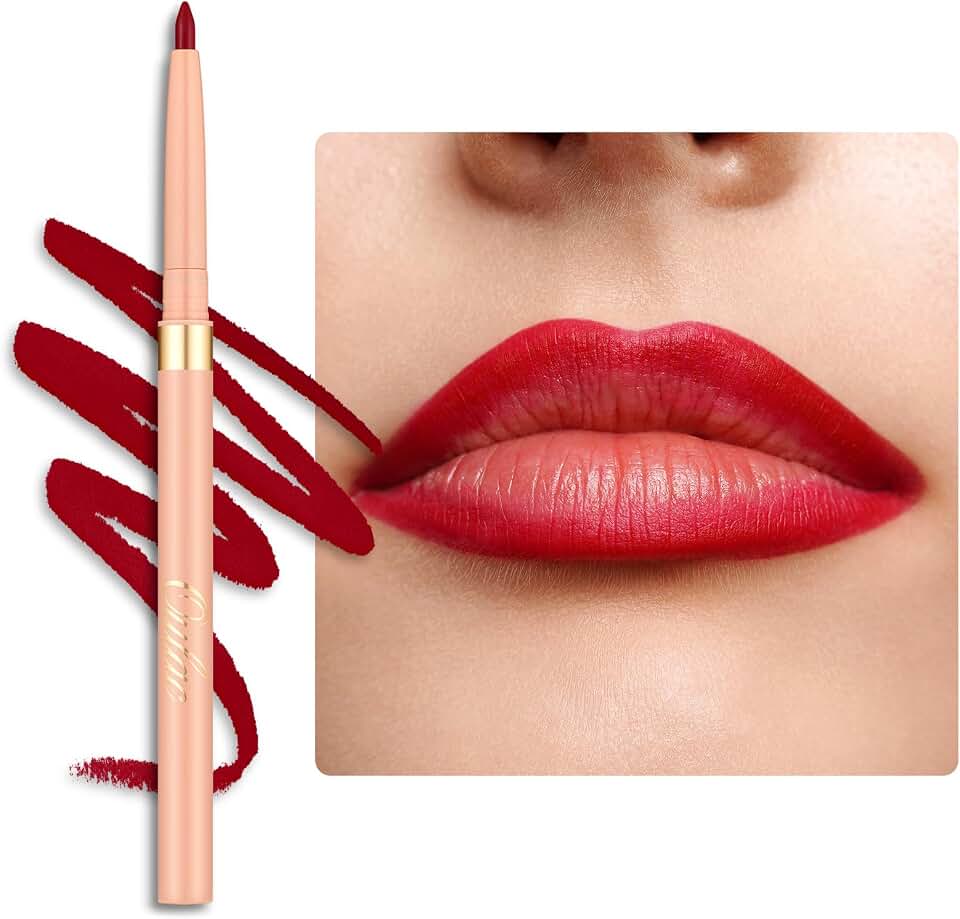 Oulac Delineador de Labios Rojo Mate