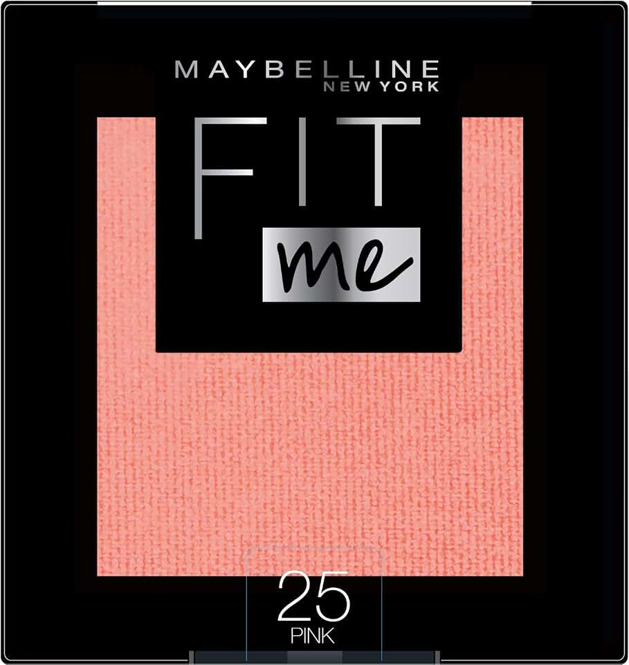 Maybelline New York Fit Me Blush Colorete Polvo Mate Tono 25 Pink