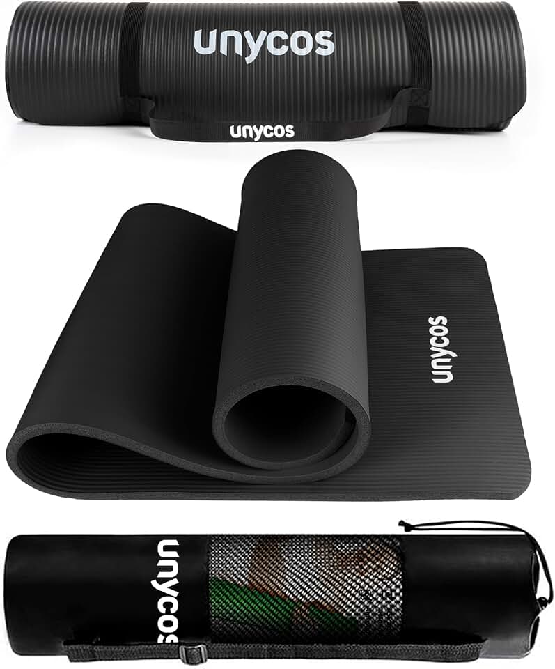 unycos - Esterilla de NBR y Poliéster para Yoga