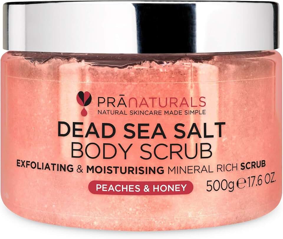 PraNaturals Exfoliante Corporal de Sal del Mar Muerto 500g Body