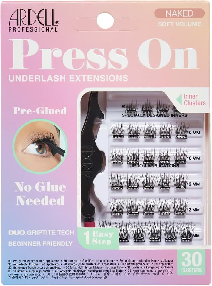 Ardell Extensiones pestañas postizas prepegadas Naked Soft
