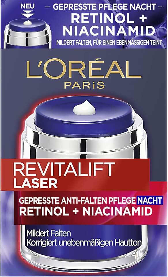 L'Oréal Paris RevitaLift Laser X3 Crema de noche prensada
