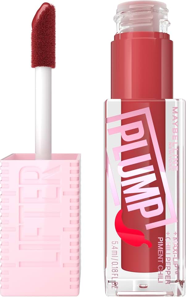 Maybelline New York Lifter Plump, Brillo de Labios Voluminizador