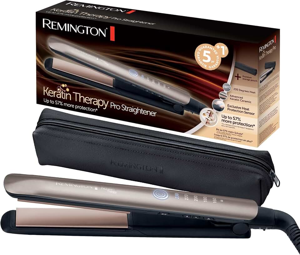Remington Plancha Pelo pantalla digital