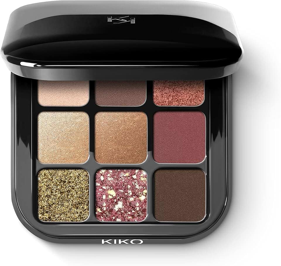 KIKO Milano Glamour Multi Finish Eyeshadow Palette 03 9 sombras