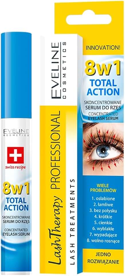 Eveline Cosmetics Suero Crecimiento 8 en 1 10ML Aceite Argán