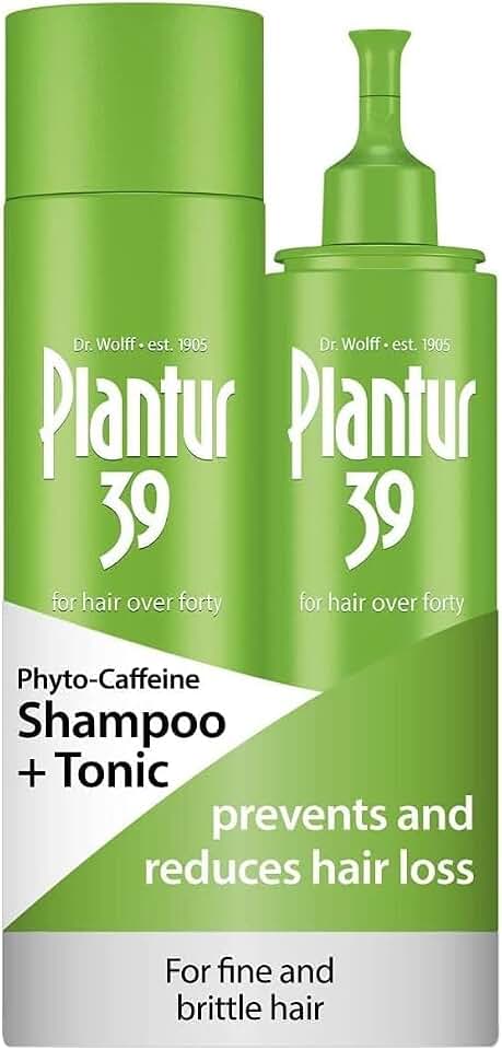Plantur 39 Pack de Shampoo Cafeína 250 ml y Tonico 200 ml