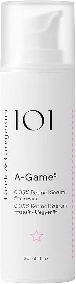 Geek & Gorgeous A-Game 5, Serum Ligero con 0,05% de Retinal