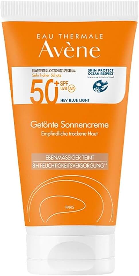 Avene Solar Crema con Color Spf-, Naranja, 50 Mililitros