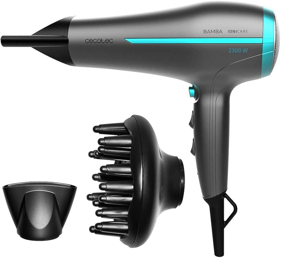 Cecotec Secador de Pelo Iónico Bamba IoniCare 5200 Aura