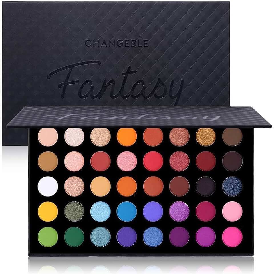 Ucanbe Sombra Ojos Brillantes 40 Coloridas Paletas
