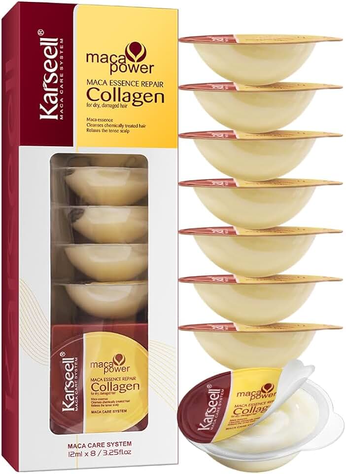 Karseell Colágeno Mascarilla Pelo 12ml x 8Pcs