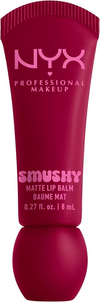 NYX Professional Makeup, Smushy Matte Lip Balm con Aplicador Suave
