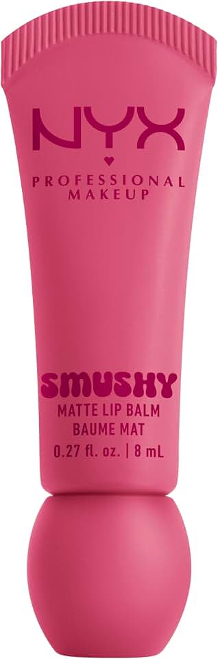 NYX Professional Makeup, Smushy Matte Lip Balm con Aplicador Suave