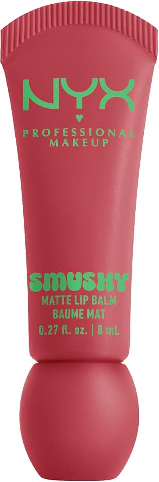 NYX Professional Makeup, Smushy Matte Lip Balm con Aplicador Suave