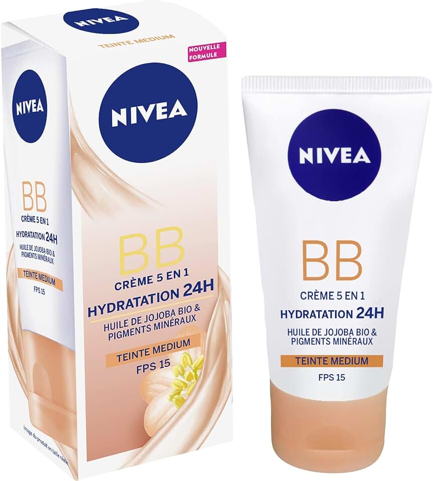 Nivea BB Crema de limpieza 5en1 Medium 50ml