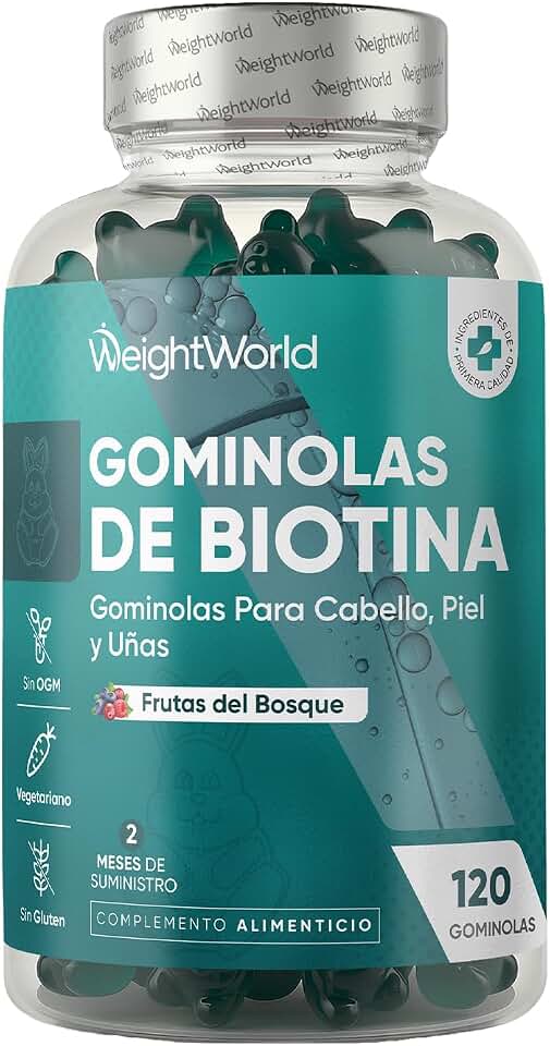 Gominolas de Biotina 5000 mcg