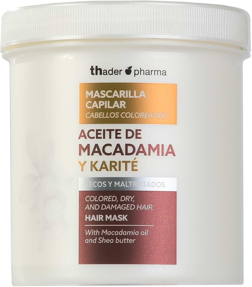 Thader Pharma Mascarilla capilar de Macadamia y Karité