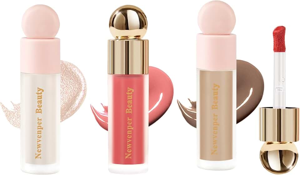 Contour Highlighter Rouge Facial Cepillo Líquido Colorete