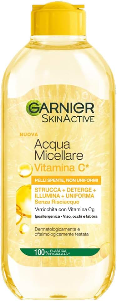 Garnier SkinActive - Agua micelar todo en 1 con vitamina C