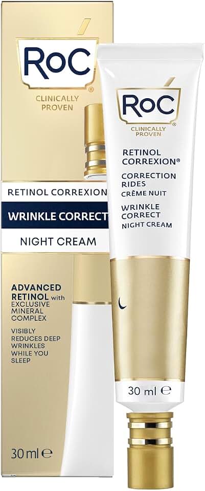 Roc Retinol Correxion Wrinkle Correct Crema de Noche, 30 ml