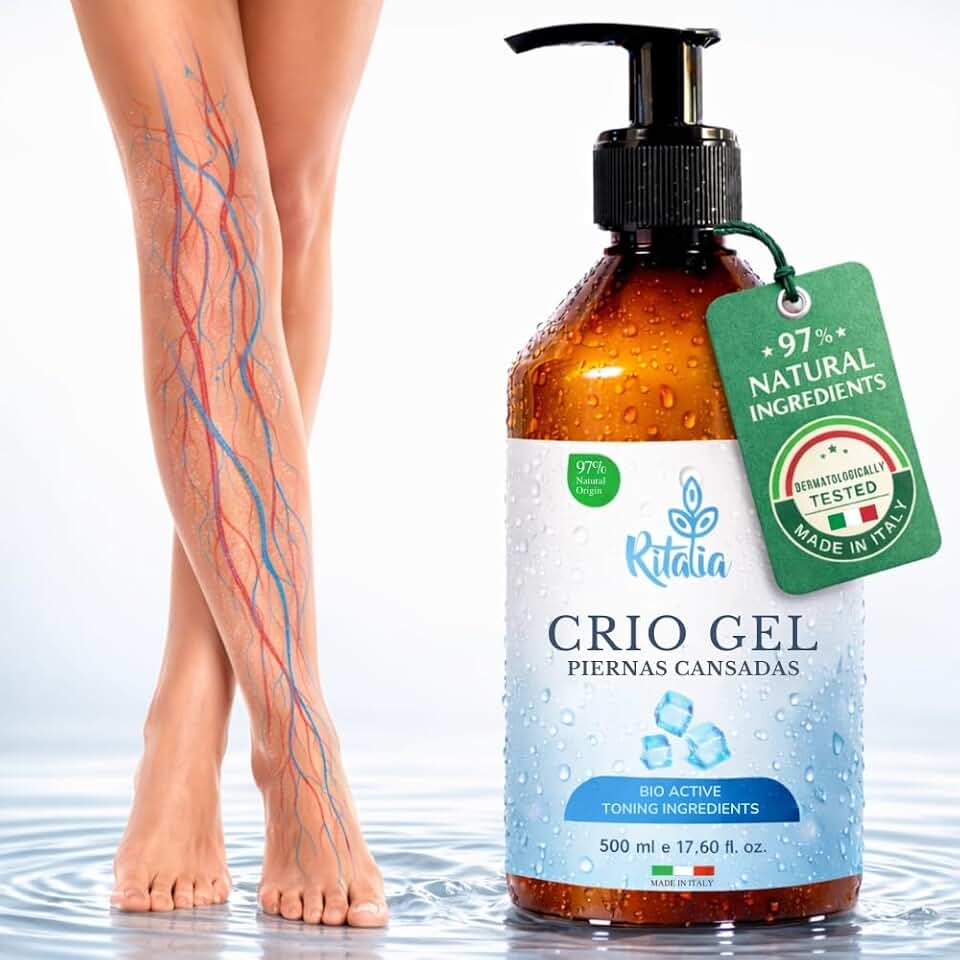 Ritalia ® 500ml Grande CREMA GEL FRIO PIERNAS CANSADAS BIO